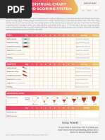 PBAC Scoring for Menstrual Blood Loss | PDF