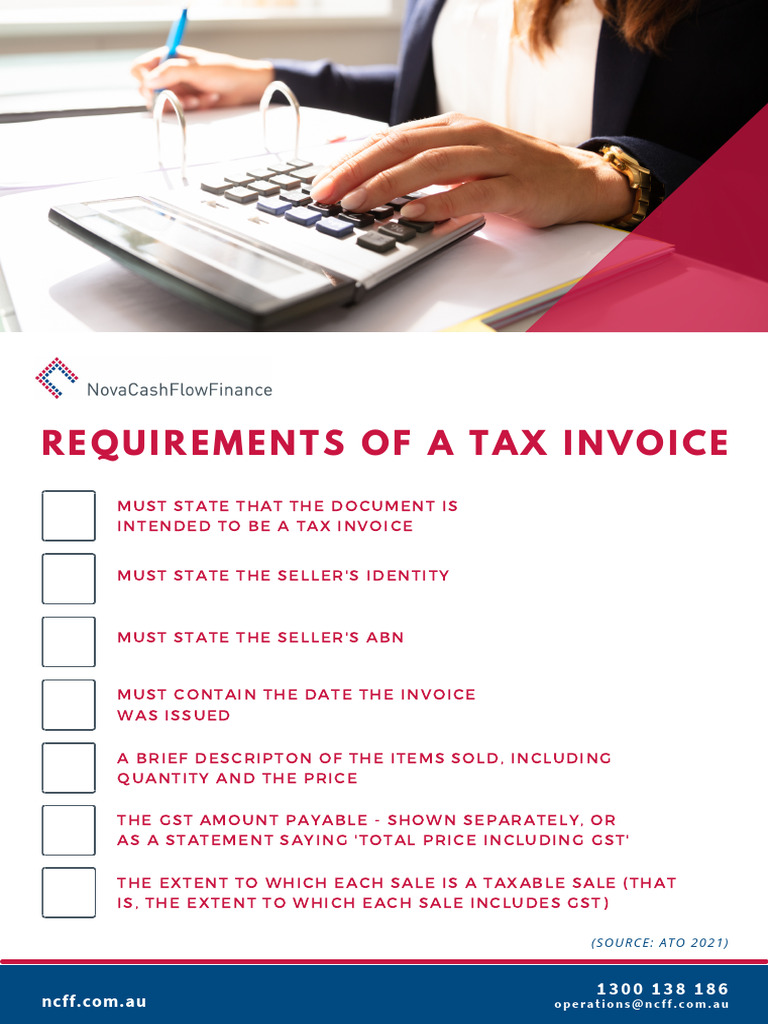 Checklist Requirements of a Tax Invoice | PDF