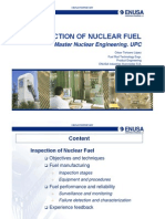 Inspection of Nuclear Fuel: Master Nuclear Engineering. UPC