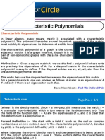 Characteristic Polynomials