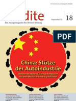 Rendite - China: Stütze Der Autoindustrie