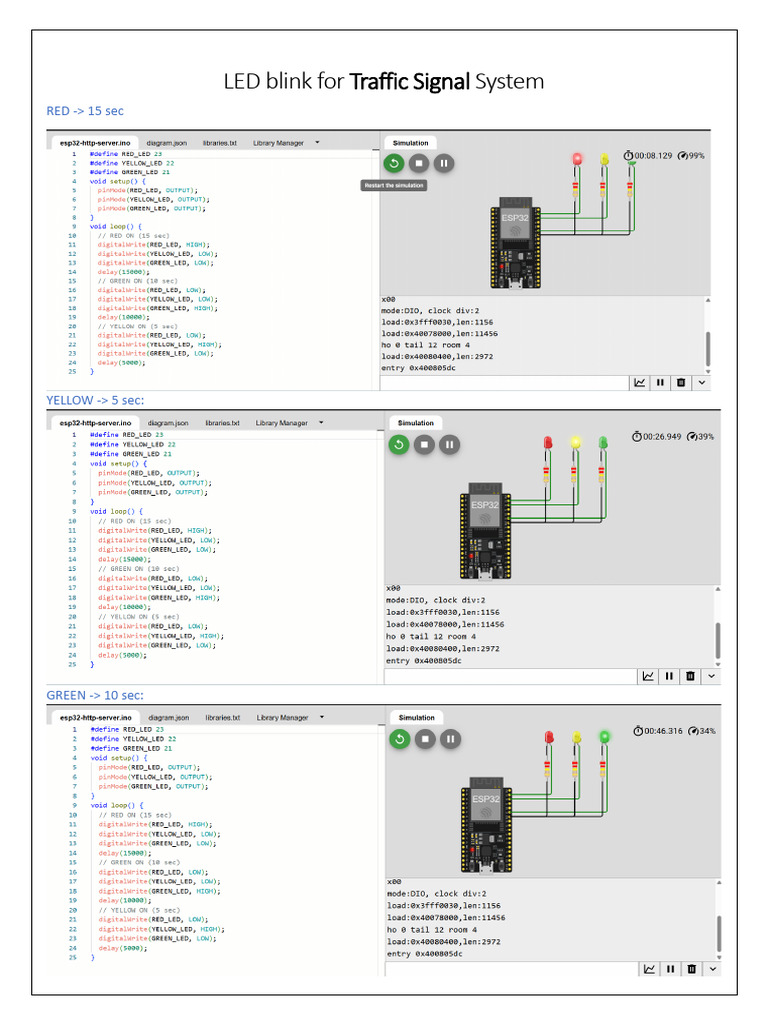 Traffic Signal System | PDF