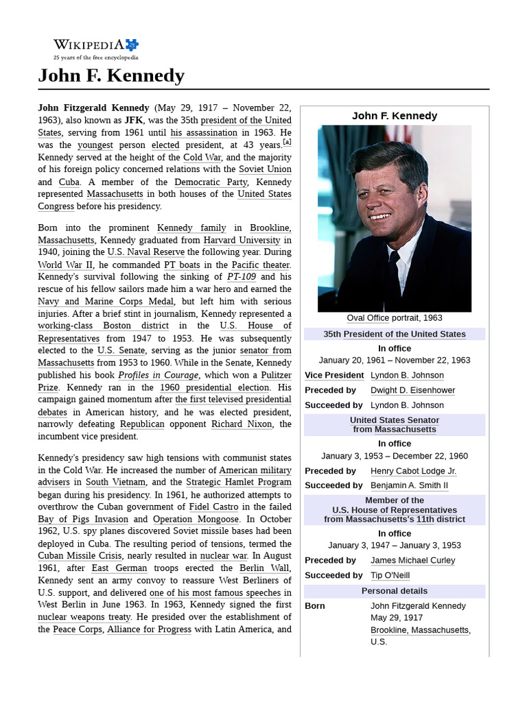 John_F._Kennedy | PDF | John F. Kennedy