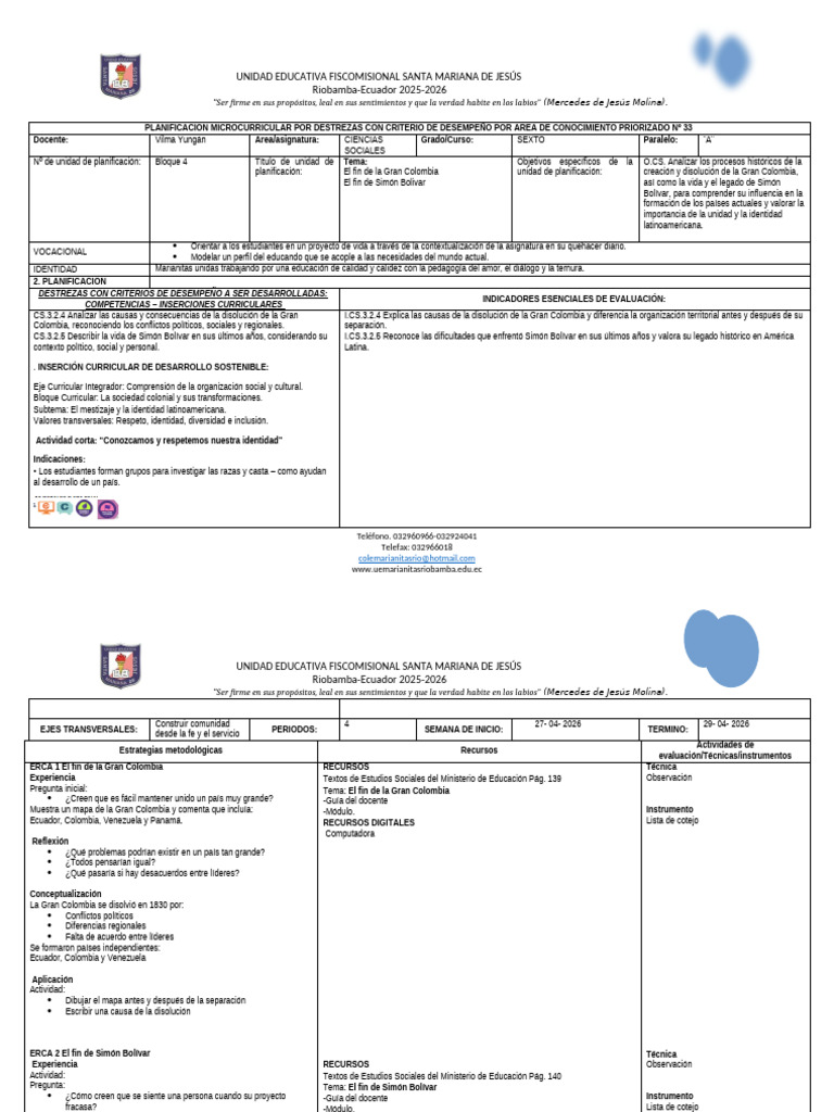 Plan Estudioss. N- 33 | PDF | Maestros | Plan de estudios
