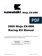 05 ZX-6RR Racing Kit Manual