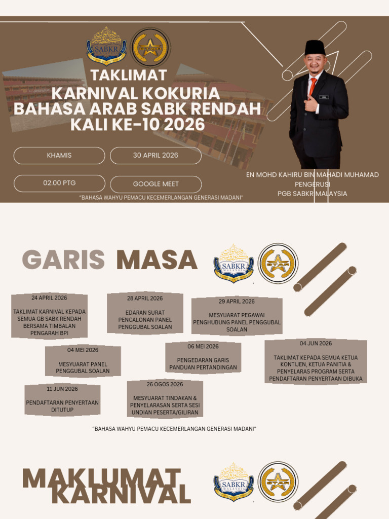 Kokuria Ba Sabk Rendah 2026 Edaran | PDF