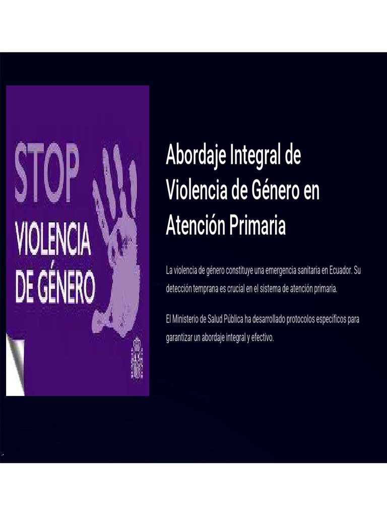 12.-Abordaje Integral de Violencia de Genero en Atencion-Primaria | PDF ...