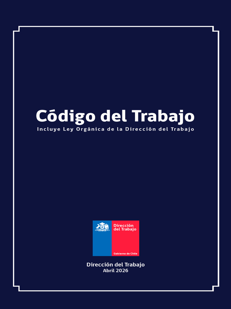 Codigo del Trabajo de Chile 2026 | PDF | Derecho laboral | Derecho ...