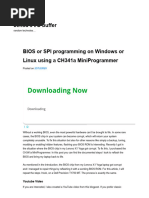 CH341A Programmer Setup Guide | PDF | Bios | Computer Architecture
