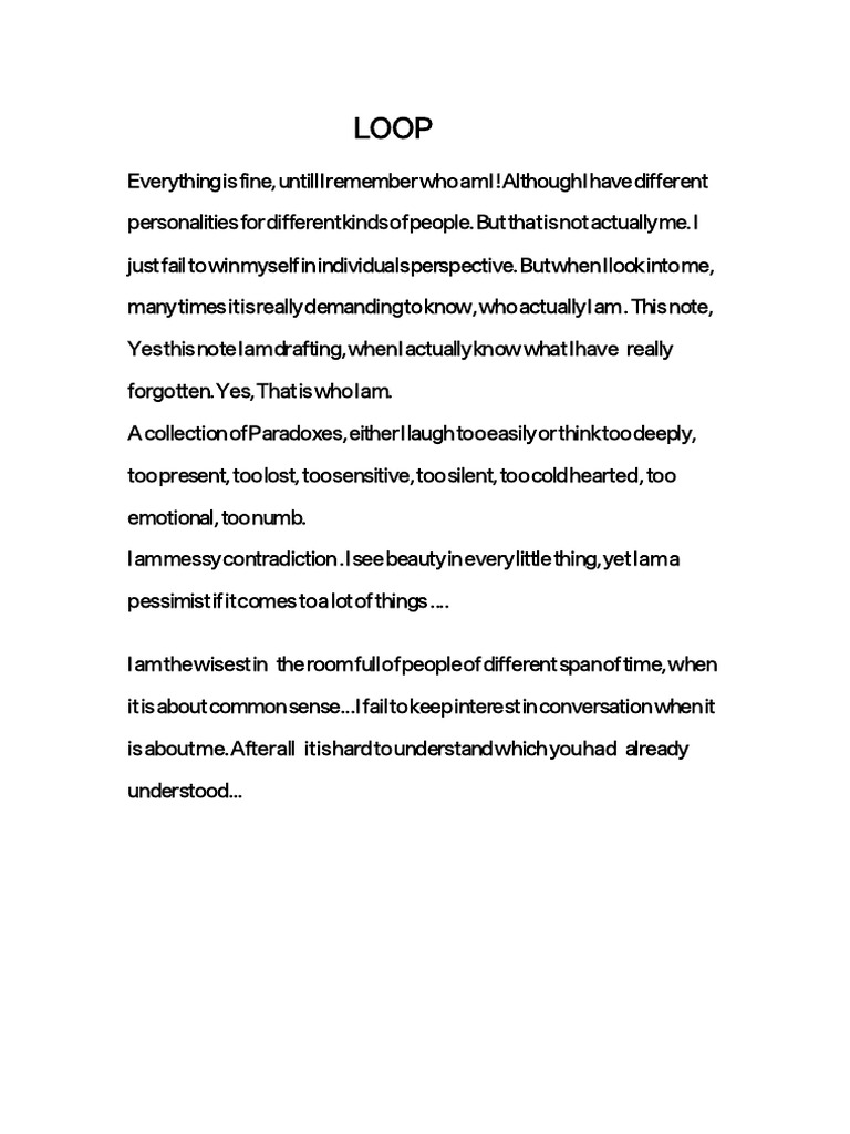 Loop | PDF