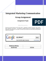 Integrated Marketing Communication: Group Assignment