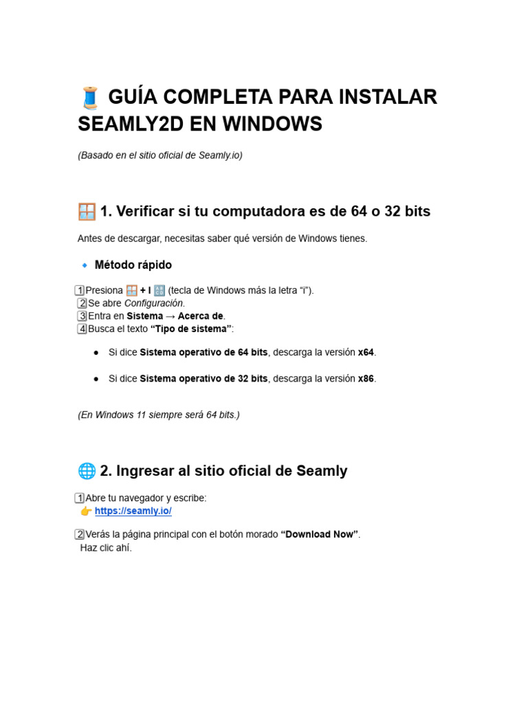 ? Guía Completa Para Instalar Seamly2d en Windows | PDF | Microsoft ...