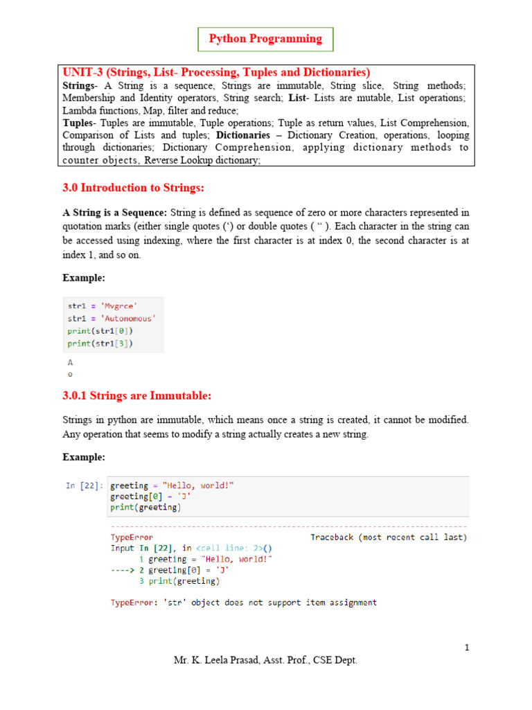 PP UT-3 Material | PDF | String (Computer Science) | Control Flow