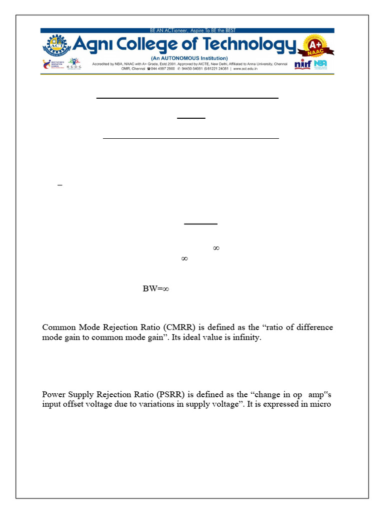 Lic QB With Answers | PDF | Amplifier | Operational Amplifier
