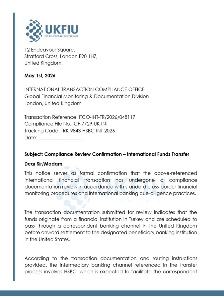 UKFIU | PDF | Regulatory Compliance | Banks