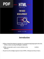 HTML Learning Guide by CodeWithHarry | PDF | Html | World Wide Web