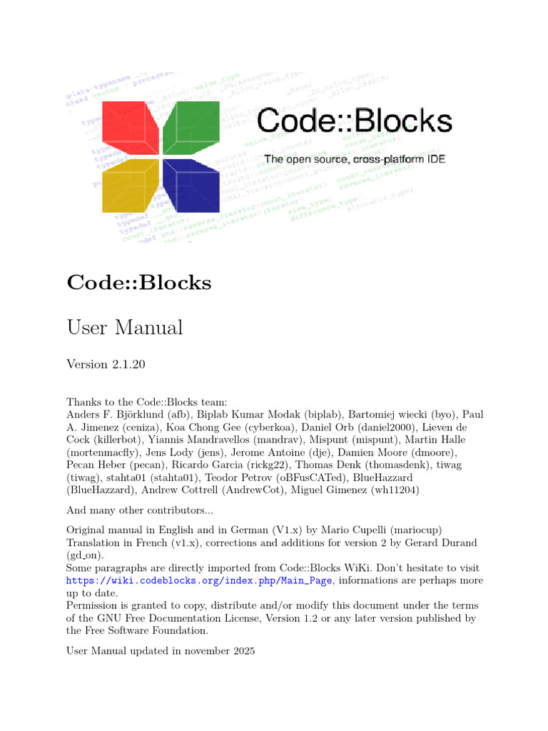 Manual Codeblocks | PDF | Computer File | Linux