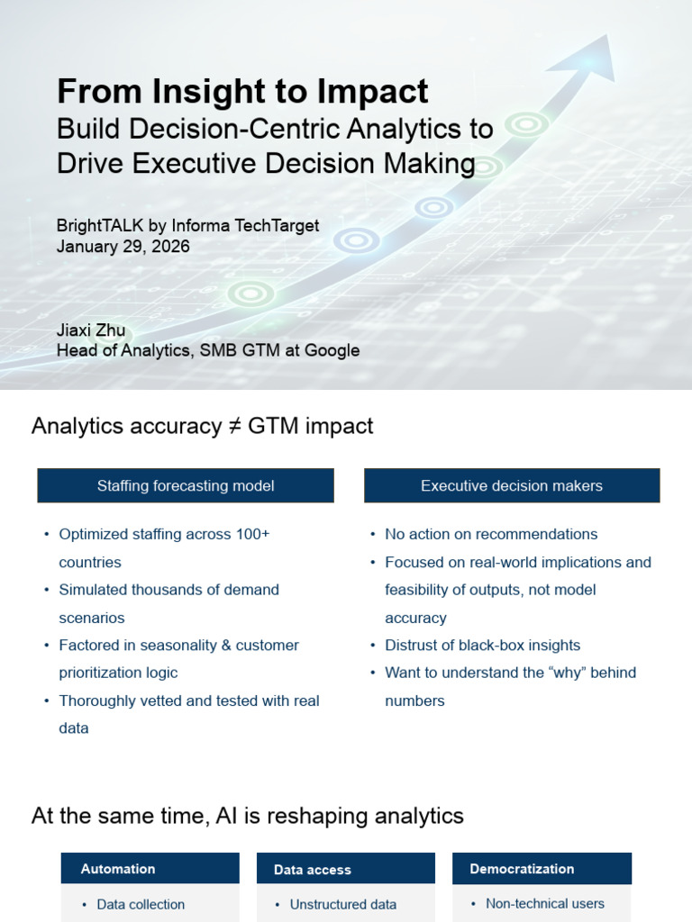 03a Presentation Slides BrightTALK | PDF | Analytics | Artificial ...
