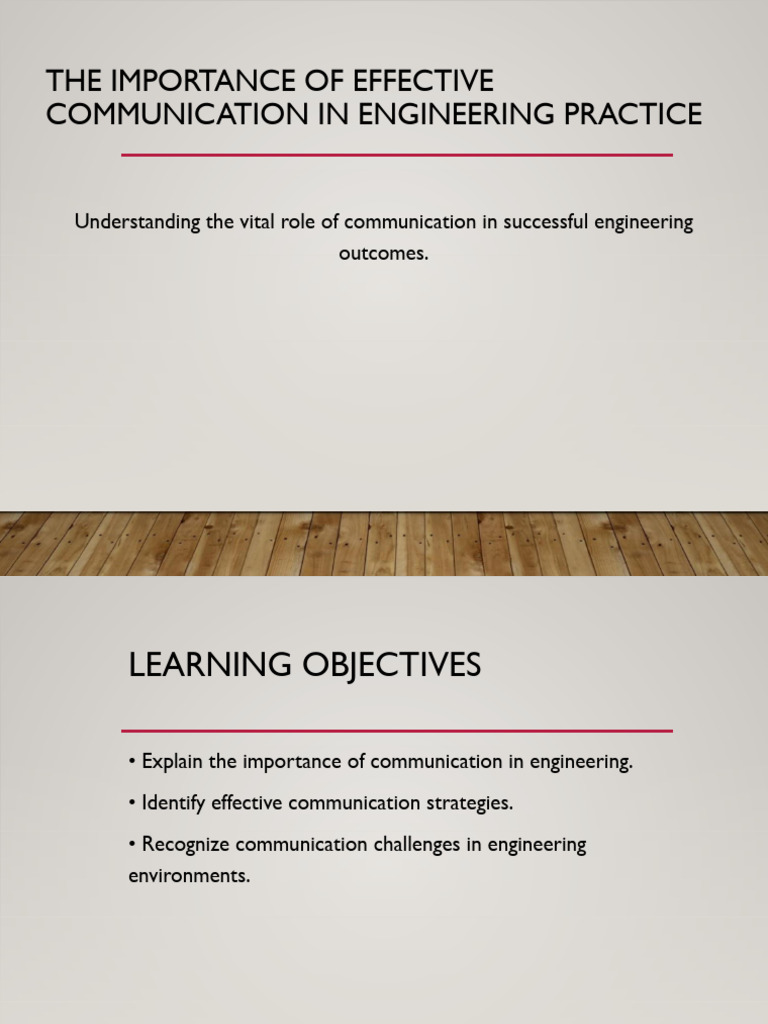 Week 7 the Importance of Effective Communication in Engineering ...
