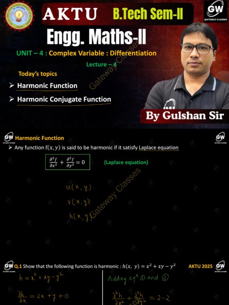 Maths II U 4 Lec 4 Notes | PDF