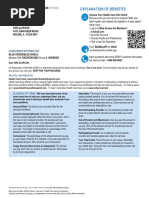 BCBSIL Explanation of Benefits Summary | PDF | Deductible | Blue Cross ...