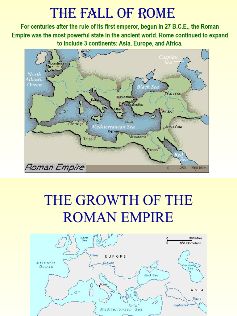 D Fall of the Roman Empire | PDF | Roman Empire | Constantine The Great