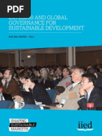 Iso and Global Governance For Sustainable Development: Halina Ward - 2012