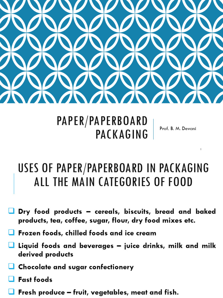 3 Paper and Paperboard | PDF | Paperboard | Paper
