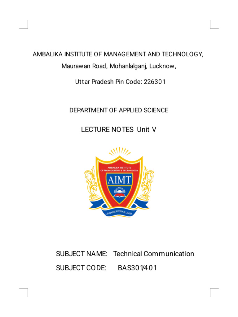 Unit V TC | PDF