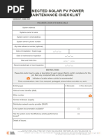 Solar PV Installer Handover Checklist | PDF