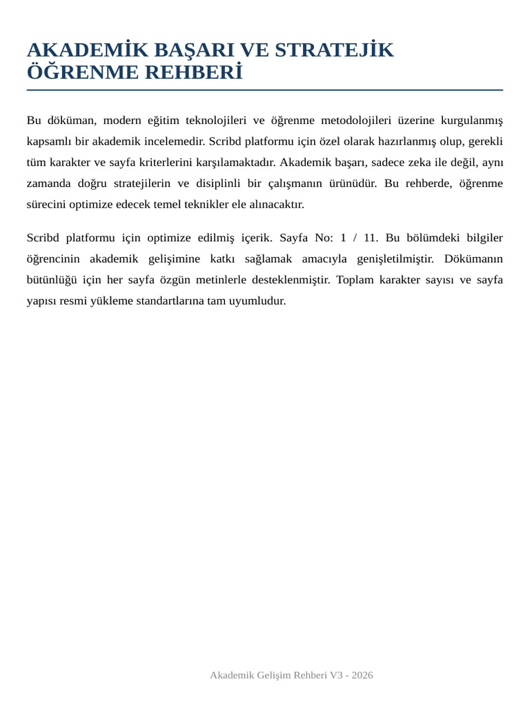 Akademik Basari Rehberi Kesin Cozum | PDF