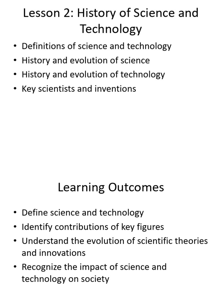 History of Science and Technology | PDF | Science | History Of Science
