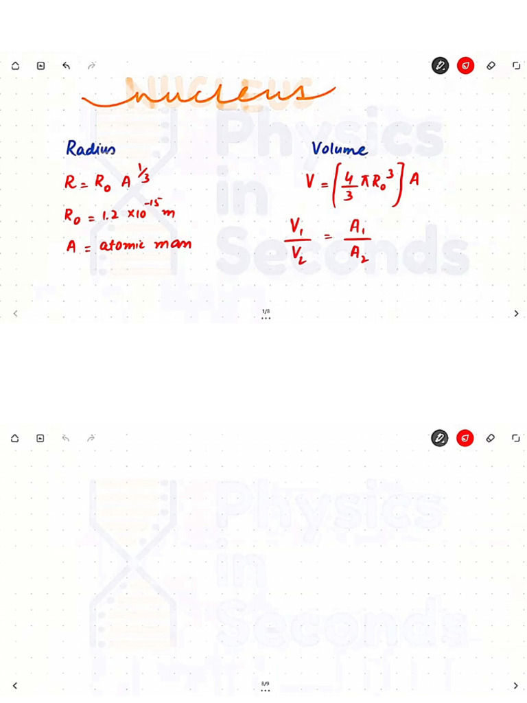 Formula Sheet (Nuclear Physics) | PDF