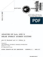 1977-Analysis of Gaas &amp; Si Solar Energy Hybrid Systems