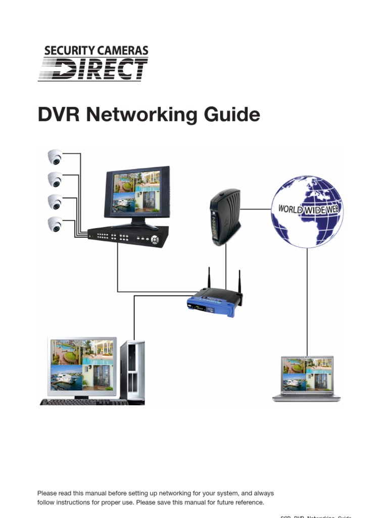 DVR Networking Guide | PDF | Digital Video Recorder | Ip Address
