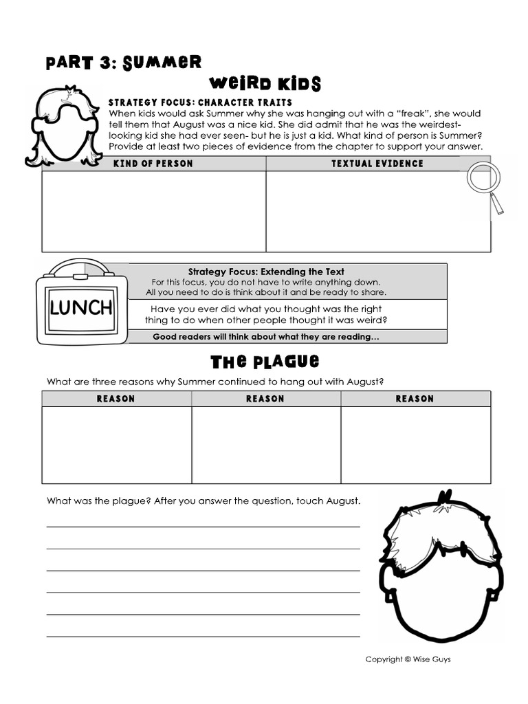 Wonder Worksheets 08th - 09th April | PDF