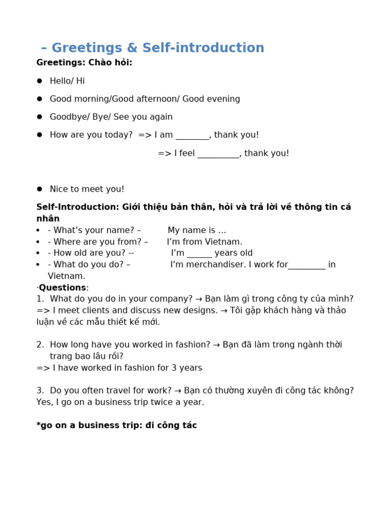 Greetings | PDF