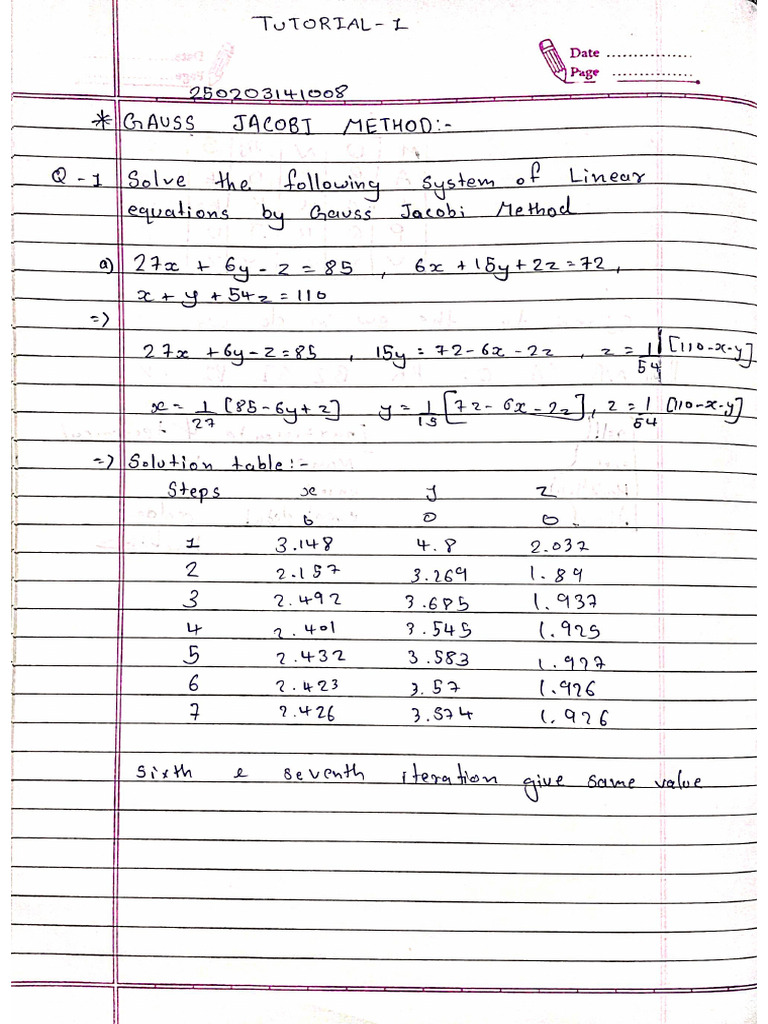 Assignment 1 Maths | PDF