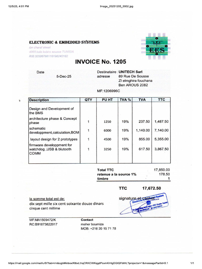 Invoice Phase 3 Paid | PDF