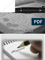 The Modern Business Letter