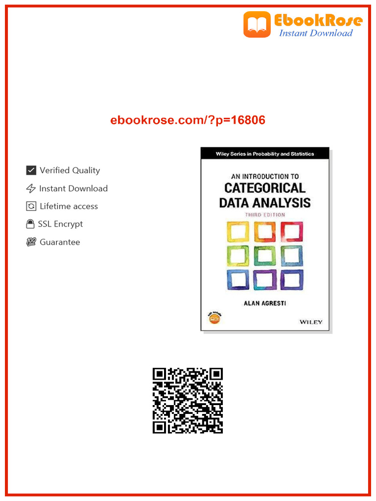 Get full An Introduction to Categorical Data Analysis 3rd Edition ...