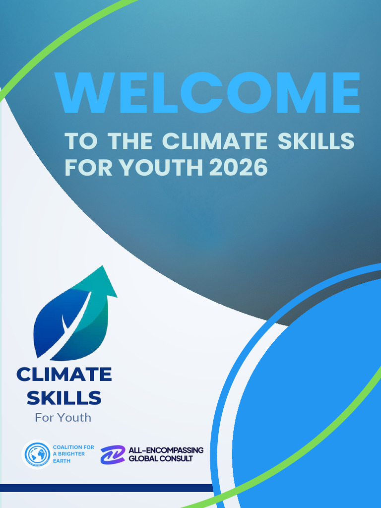 Climate Skills for Youth Welcome Packet (1) | PDF | Leadership | Innovation