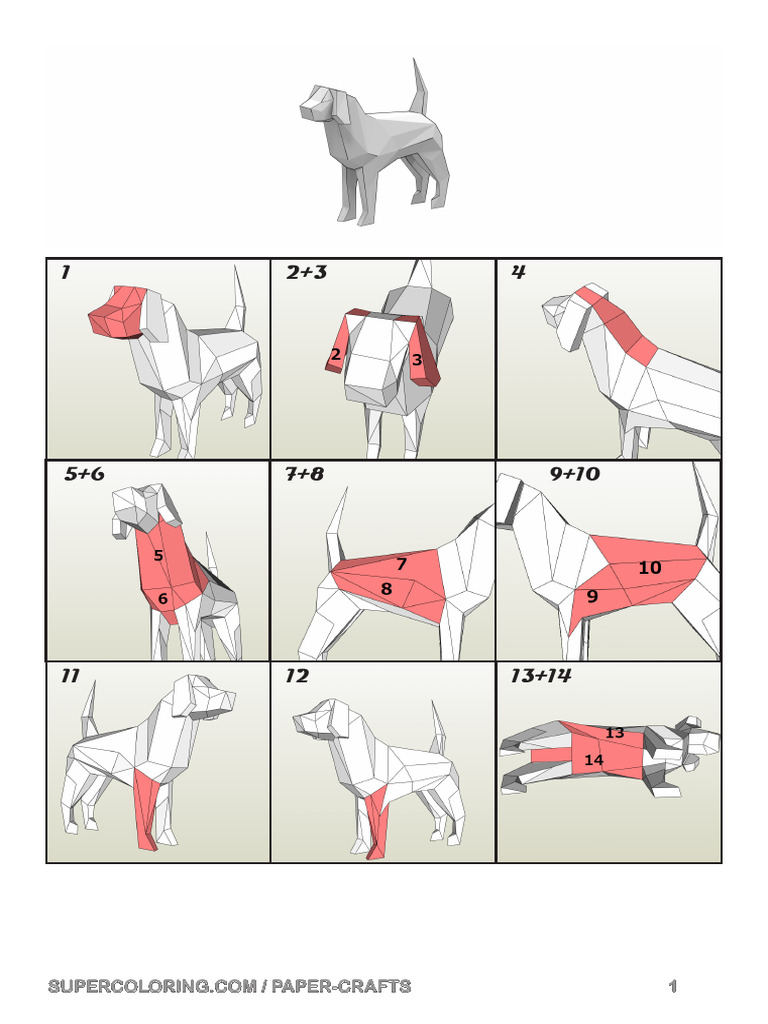 Beagle Paper Crafts | PDF
