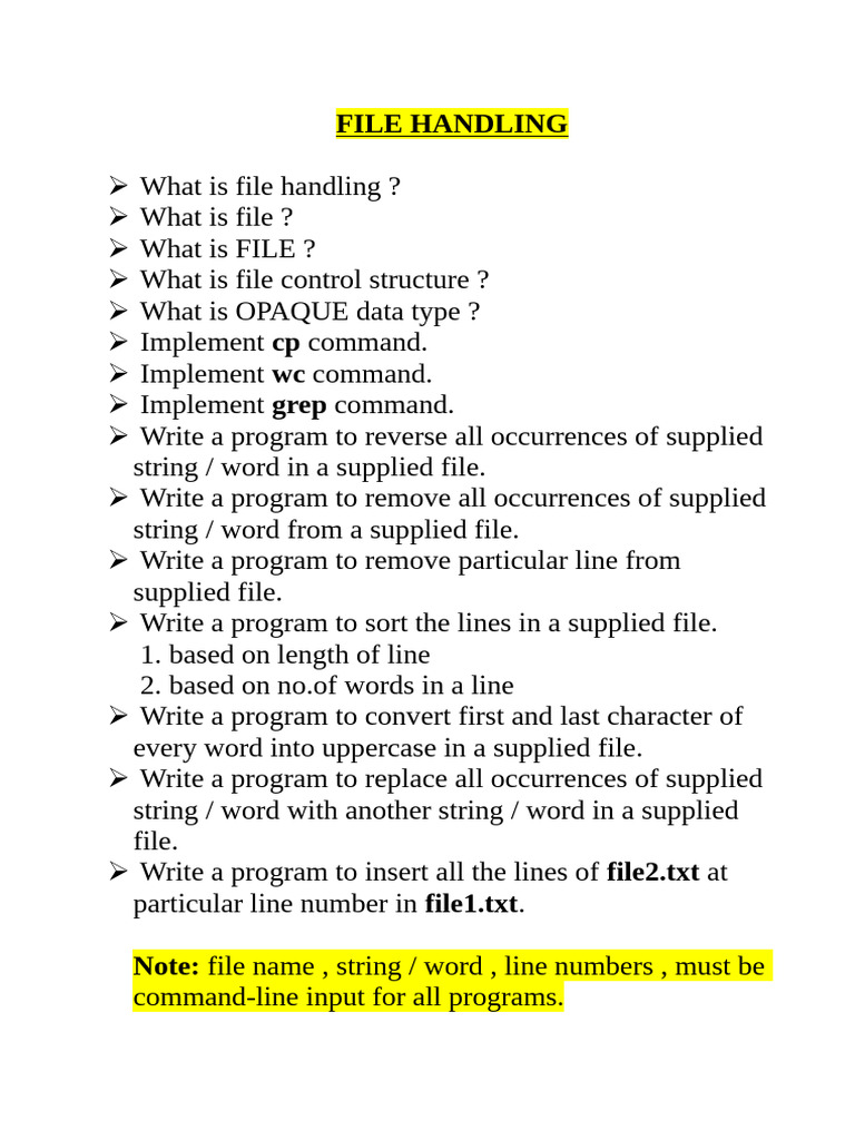 File Handling | PDF