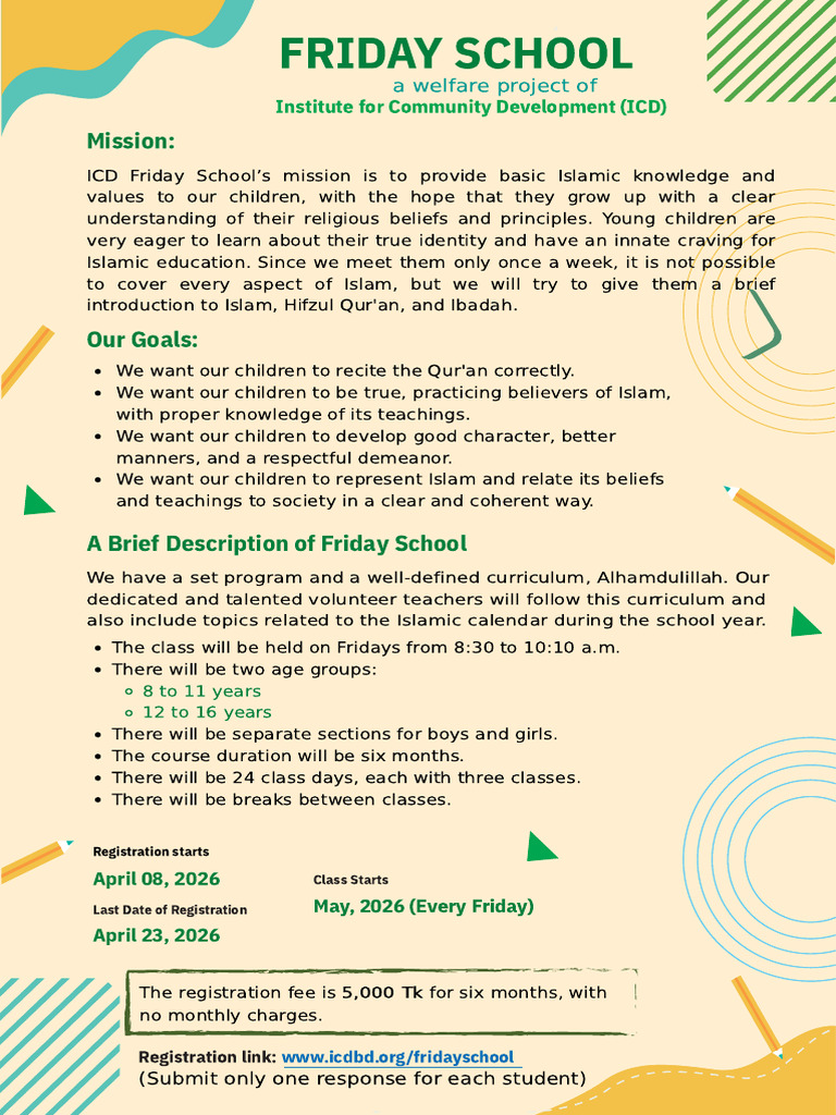 Friday School 2026 | PDF