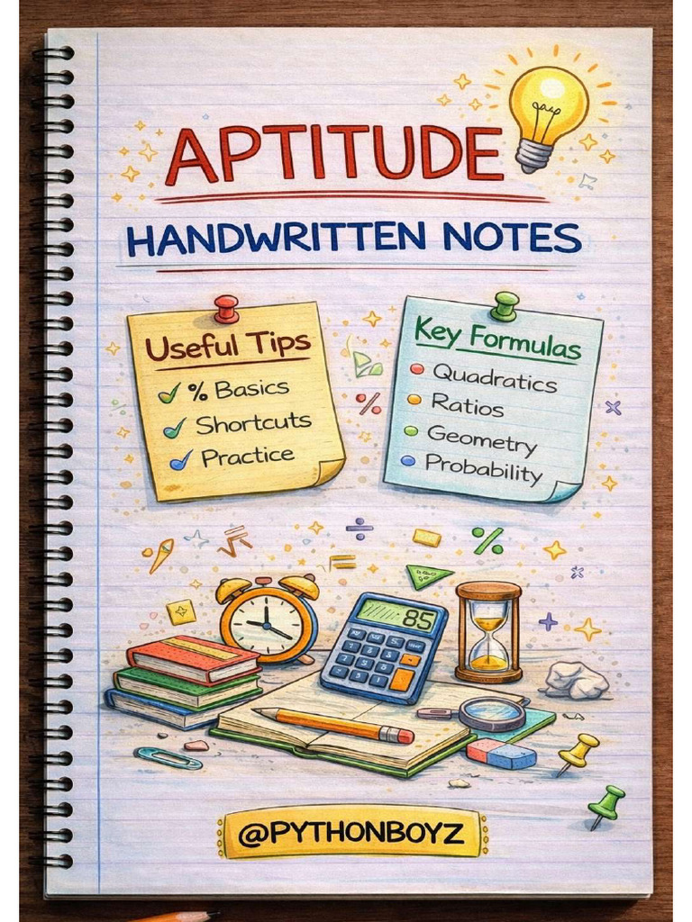 Samples Aptitude Notes | PDF