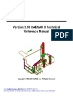 Version 5.10 CAESAR II Technical Reference Manual