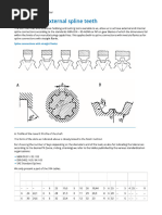 Spline Shaft Dimensions and Standards | PDF | Mechanical Engineering ...