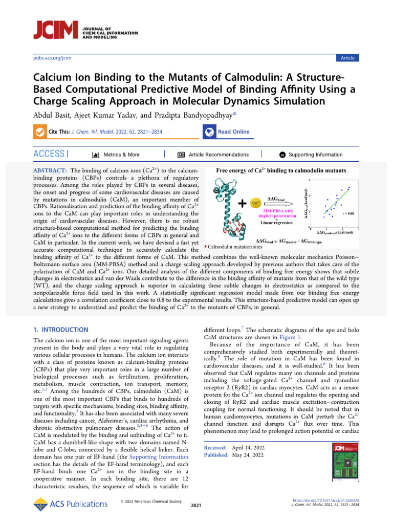 basit-et-al-2022-calcium-ion-binding-to-the-mutants-of-calmodulin-a ...