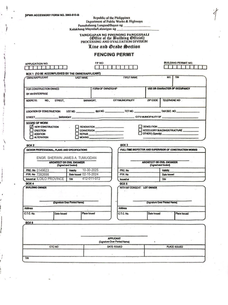 Fencing Template | PDF